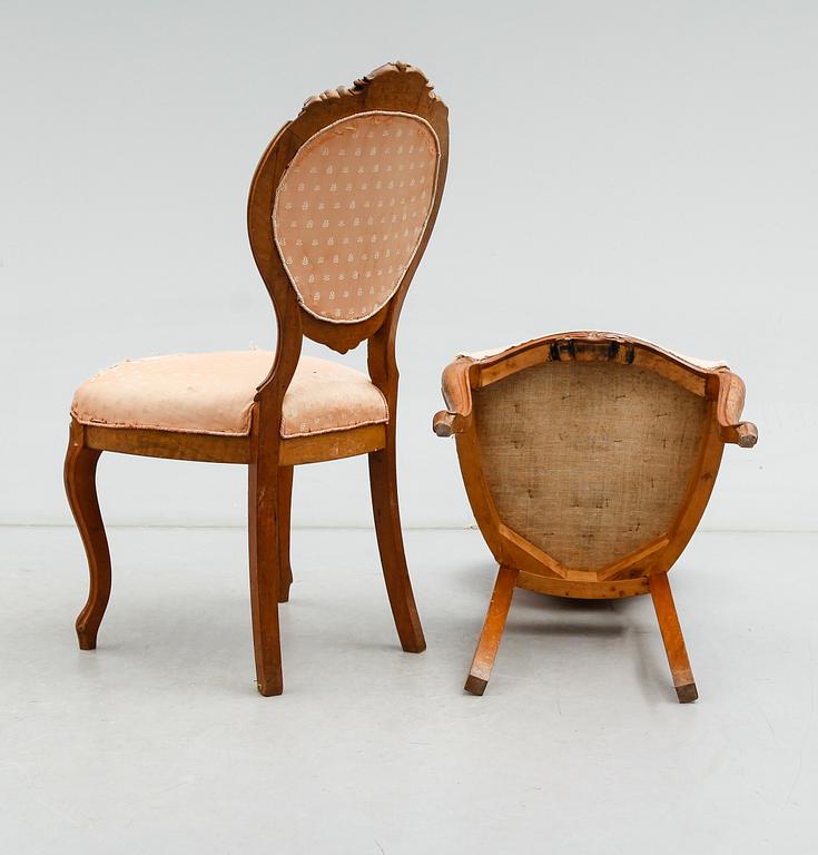 STOLAR, 6 st, 1800-talets andra hälft.