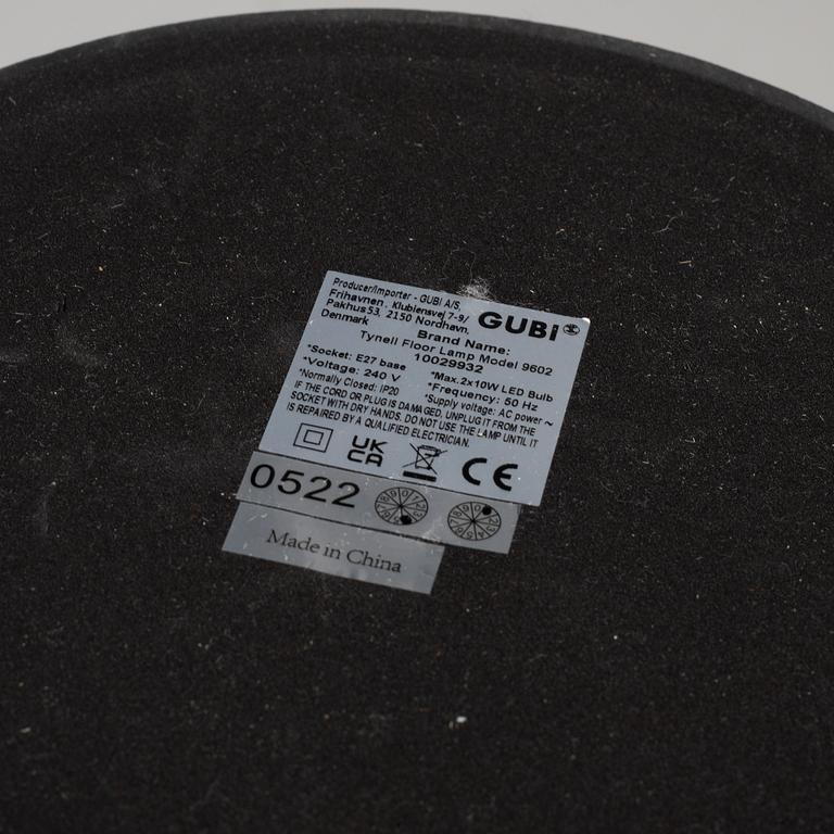 Paavo Tynell, golvlampa, modell 9602, Gubi, samtida.