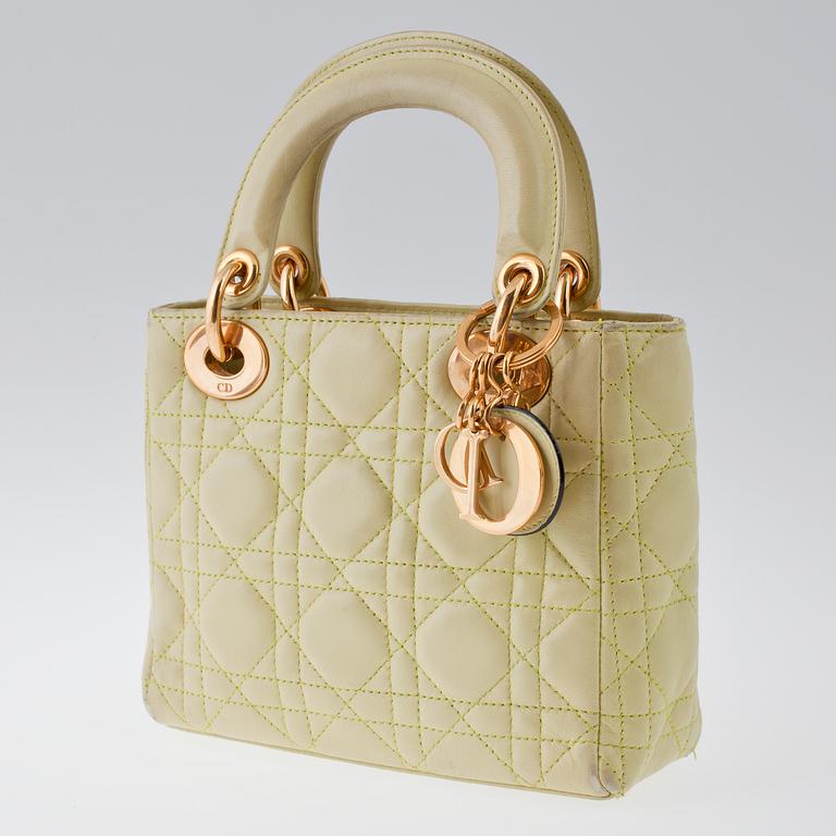 A Christian Dior shoulder bag.