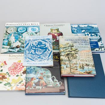 EIGHT BOOKS, 20th century.