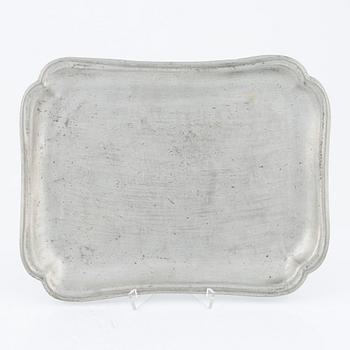 Fat 2 st, tenn, 1700-tal, Gustav Ryman, Stockholm och Claes Erik Heland, Norrköping.