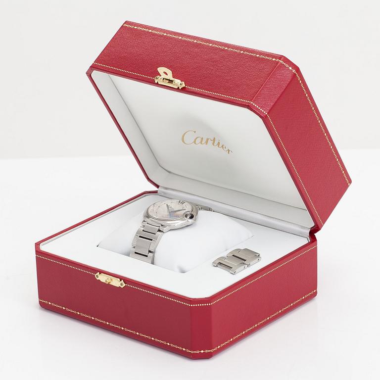 Cartier, Ballon Bleu de Cartier, wristwatch, 36 mm.