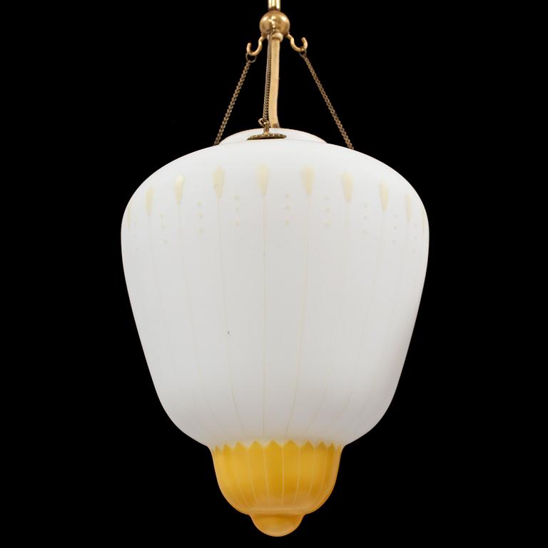 TAKLAMPOR, ett par, 1900-talets mitt. H ca 50.