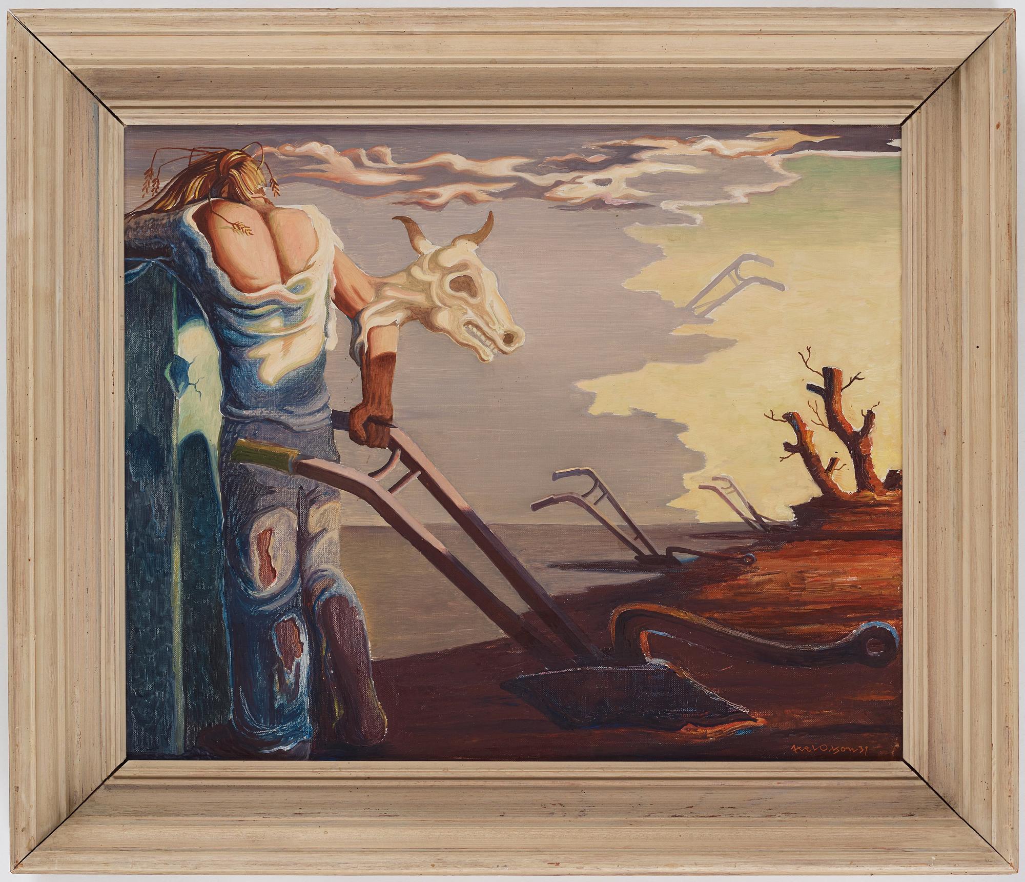 Axel Olson, Surrealistic landscape.