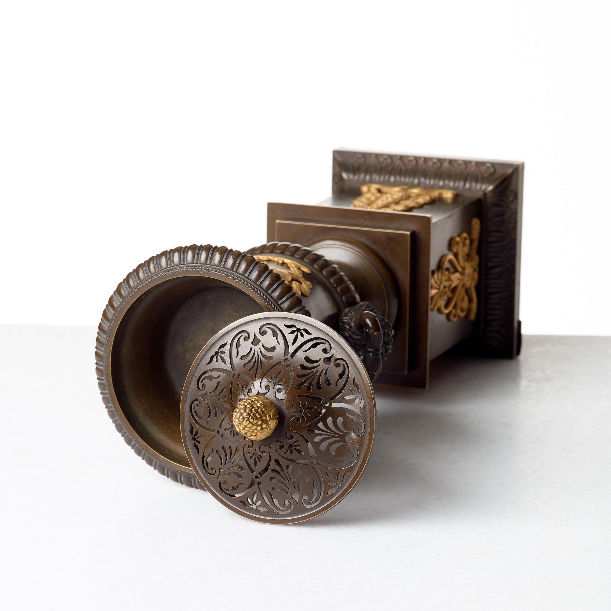 A Empire around 1800 perfume burner.