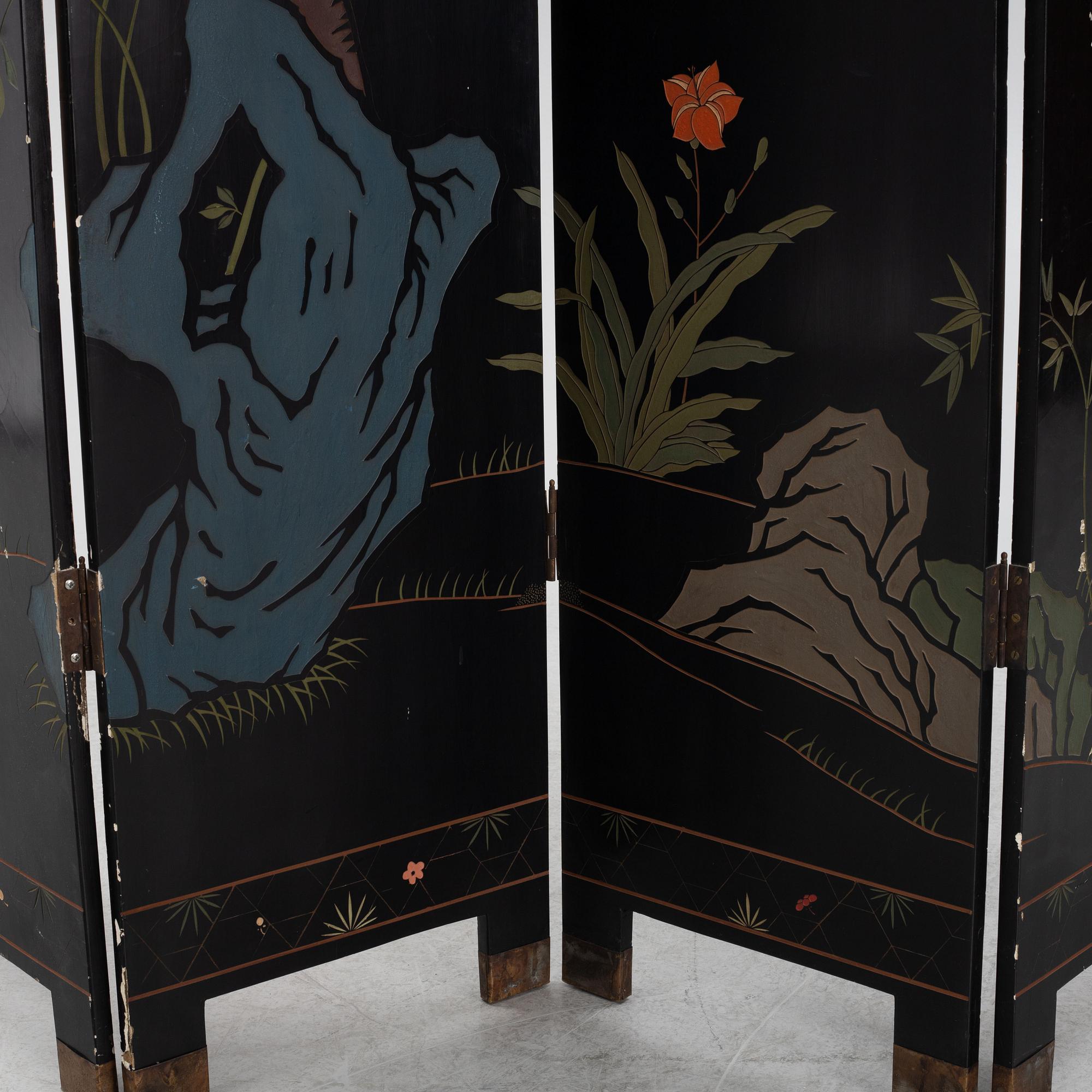 Vikskärm, Kina, 1900-talets mitt/andra hälft.