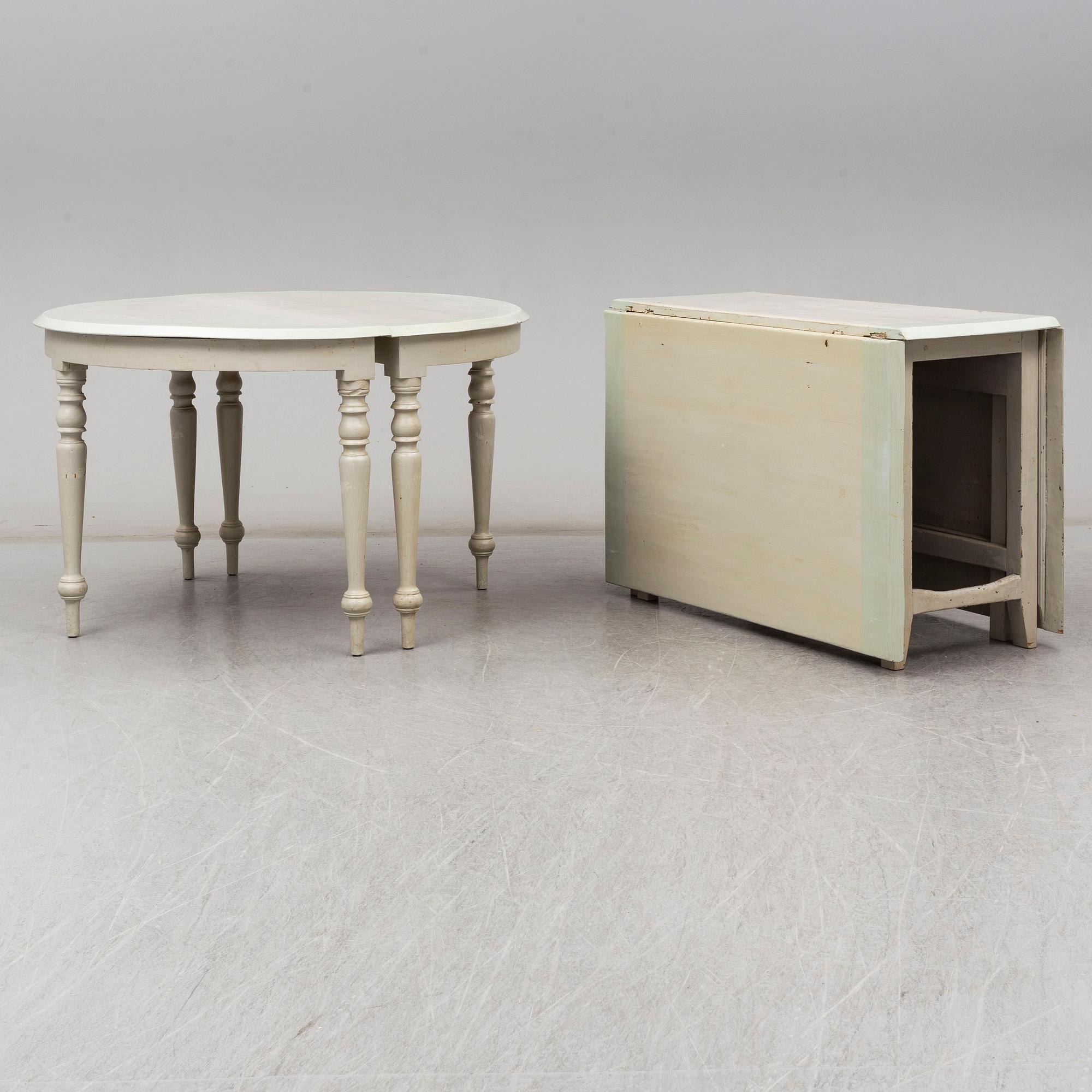 MATBORD, tre delar, 1800-tal.