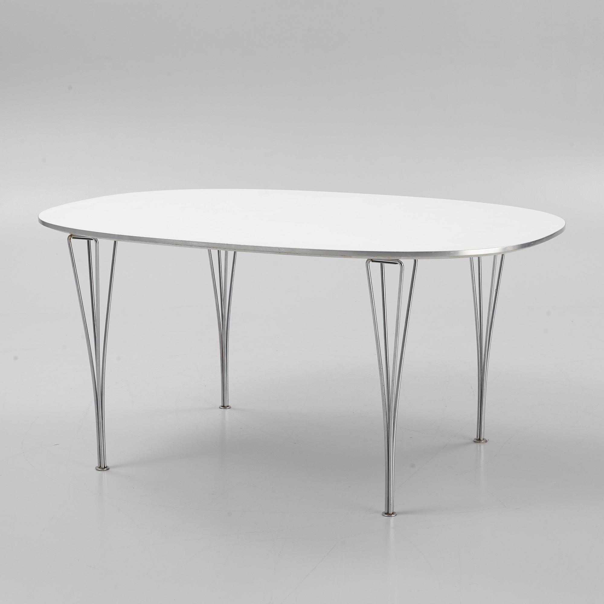 Bruno Mathsson & Piet Hein, bord, "Superellips", 1900-talets slut.