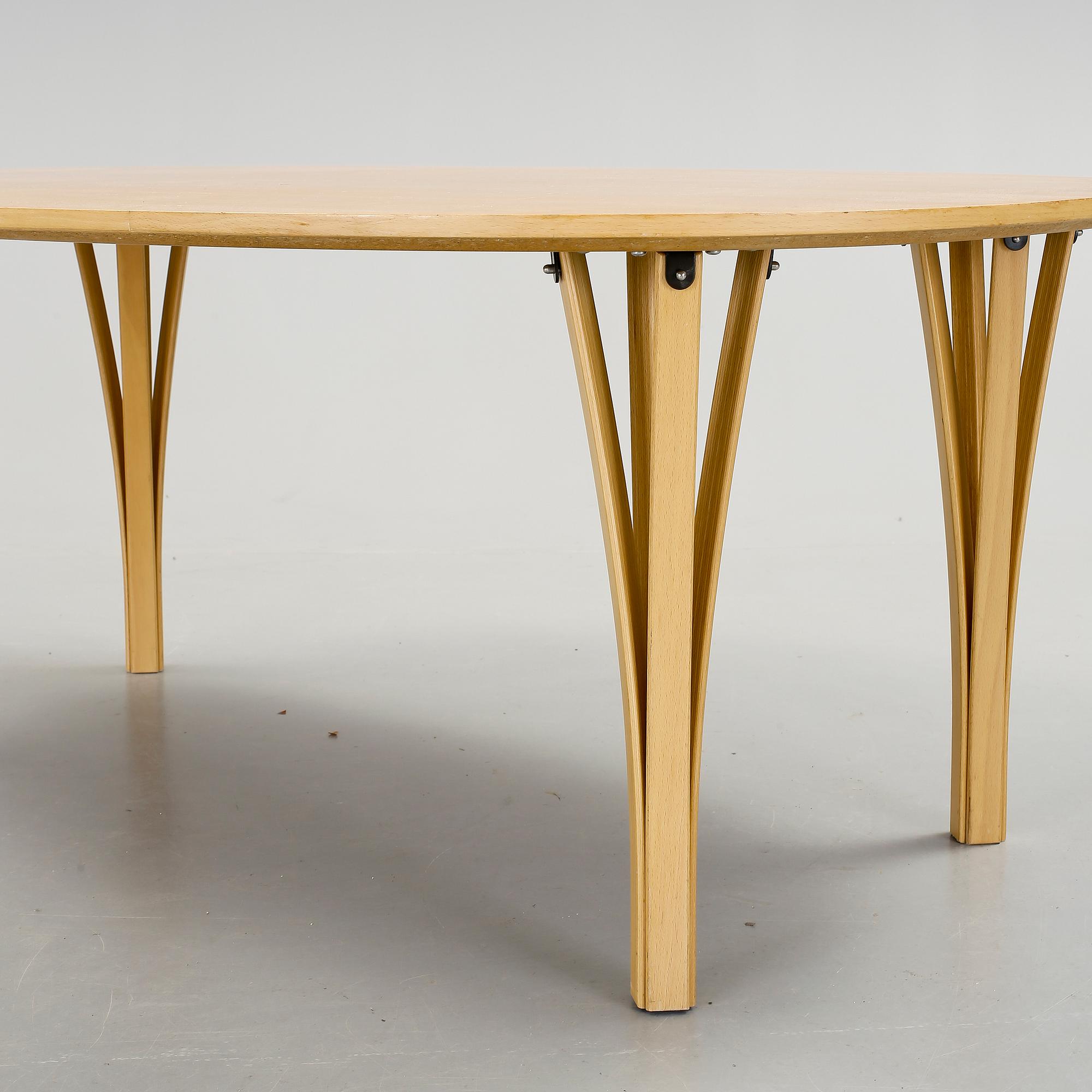 SOFFBORD, Bruno Mathsson, Fritz Hansen, 1900-talets andra hälft.