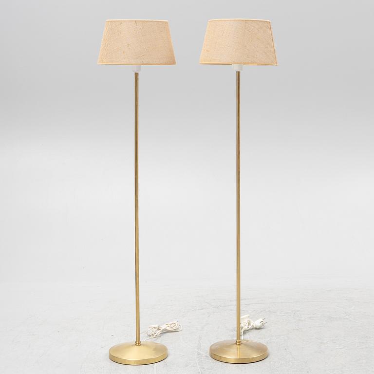 Hans-Agne Jakobsson, a pair of floor lamps, model G52, Markaryd, second half of the 20th century.