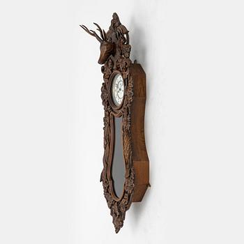 Wall clock, Gustav Becker, Germany, early 20th century.