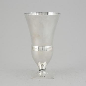 Just Andersen, a silver vase, GAB, Stockholm 1929.