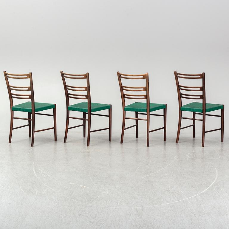 Four 1930s/1940s chairs by Gemla, Sweden.