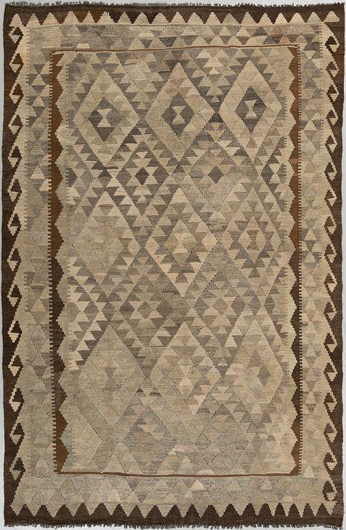A CARPET, Kilim 247 x 158 cm.