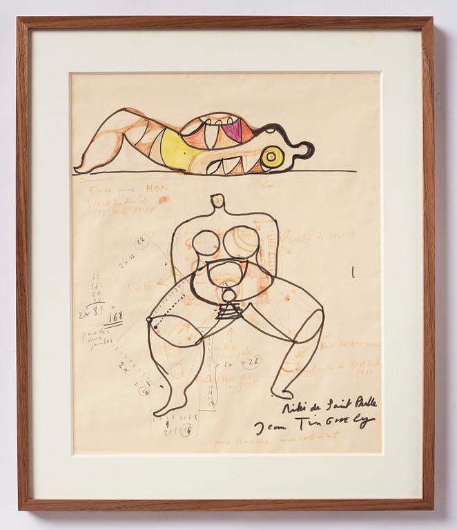 Niki de Saint Phalle, "Ètude pour HON".