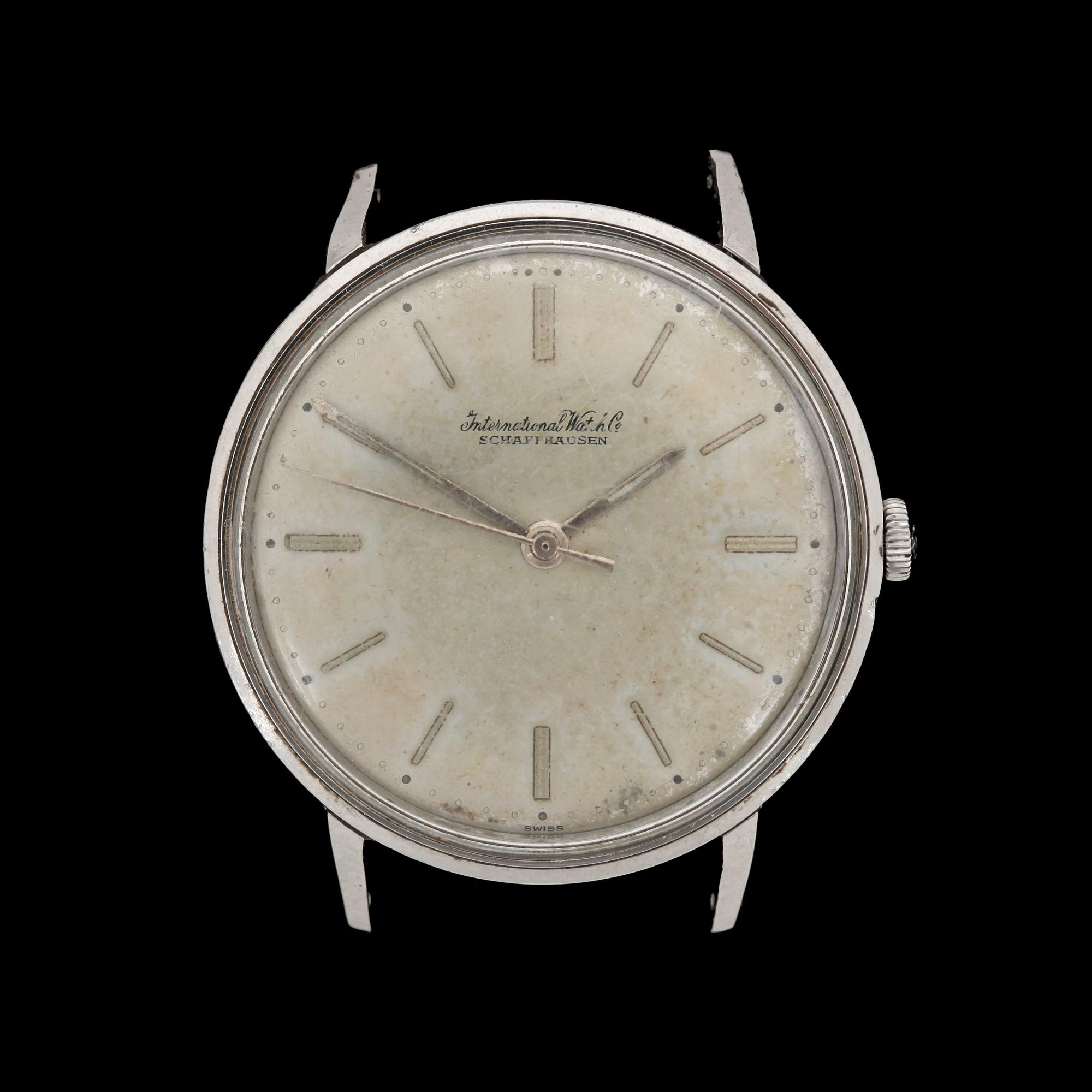 IWC, International Watch Company, Schaffhausen, herr, stål 1950-tal.