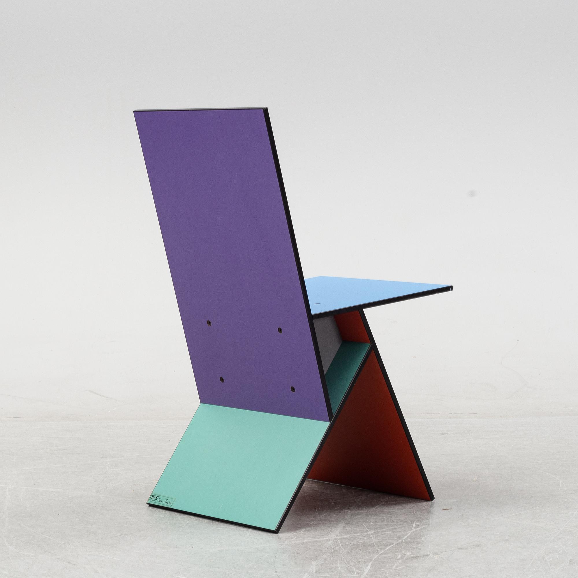 Verner Panton, "Vilbert" chair, IKEA, 1993-1994.