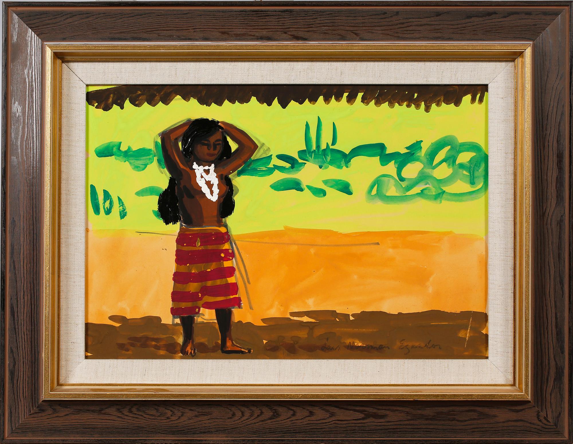 LARS NORRMAN, olja på pannå, signerad.