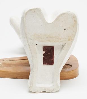 A Harald Salomon stoneware sculpture of a female in the nude, Rörstrand 1944.