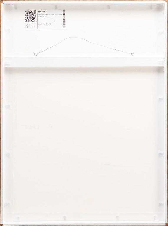 STEN EKLUND, etsning, handkolorerad, signerad.