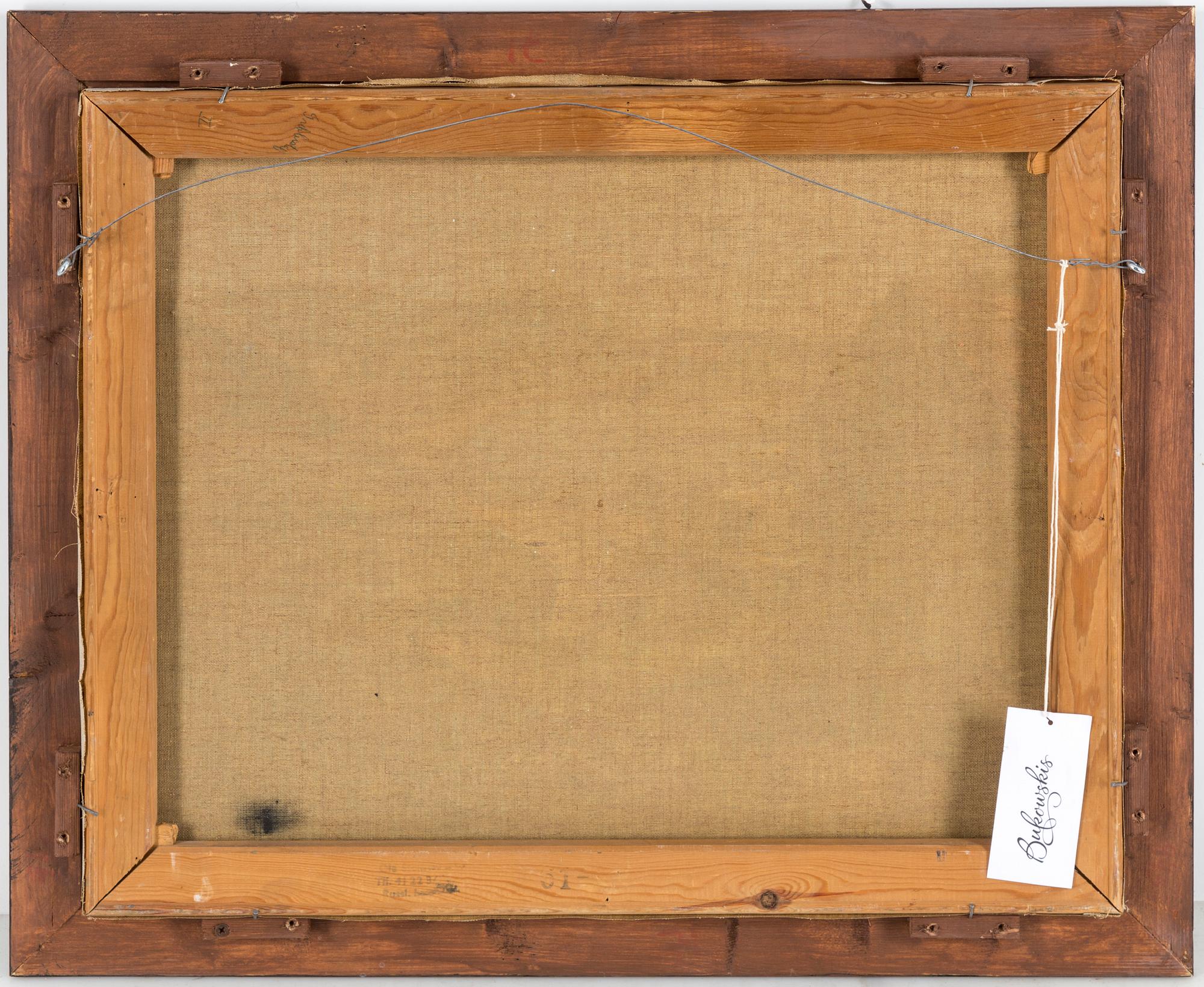 ALFRED EIKRI, oil on canvas, signed.