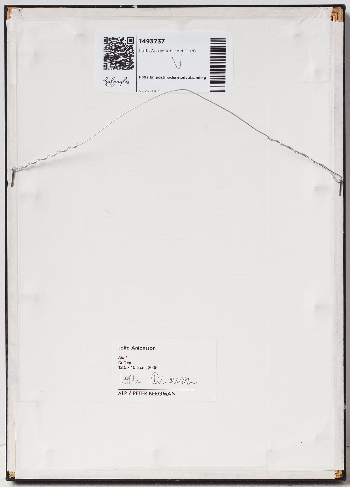 Lotta Antonsson, "Akt I".