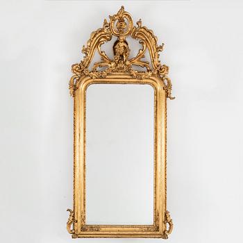 Spegel, Nyrokoko, sent 1800-tal.