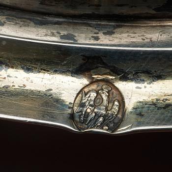 A German parcel-gilt cup, marks of Johan Friedrich Hartung, Königsberg 1767.