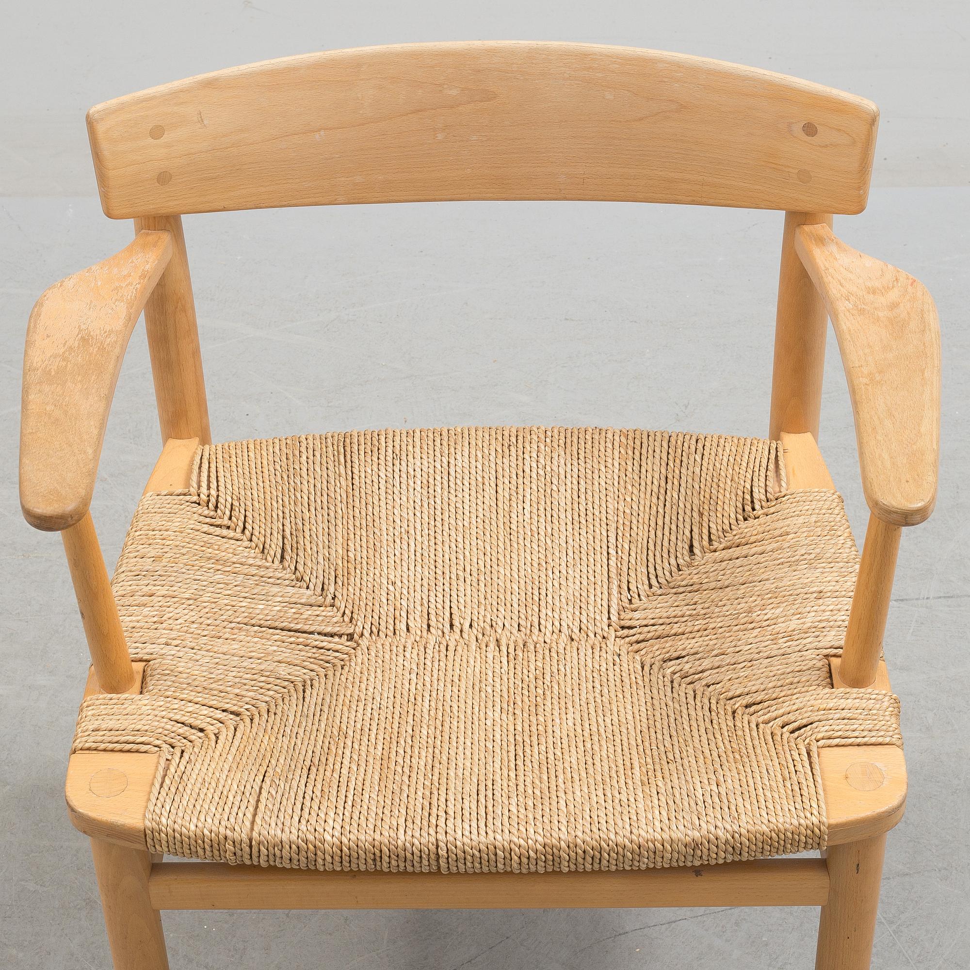 BØRGE MOGENSEN, An 'Öresund' beech armchair from AB Karl Andersson & Söner.