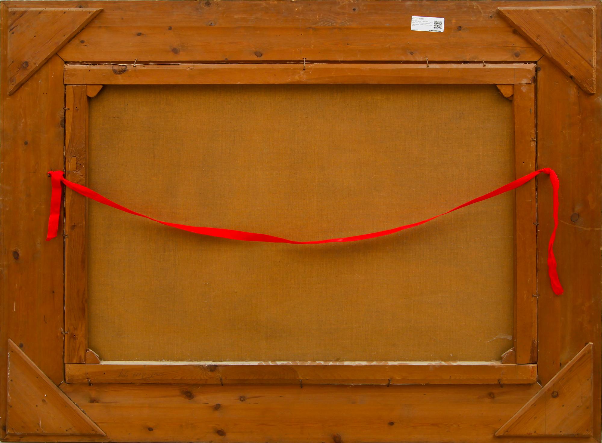 BENGT NORDENBERG kopia efter, olja på duk, otydligt signerad E Dahl och daterad 1908.