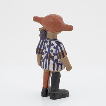 Lisa Larson, figurin, stengods, "Pippi långstrump", Gustavsberg.