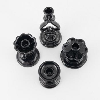 Arthur Percy, four candlesticks, Gefle.