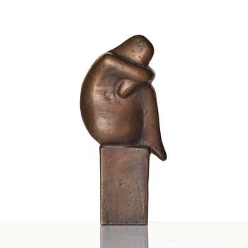 Lisa Larson, a "Meditation" bronze sculpture, Scandia Present, ca 1978, ed. 348/999.