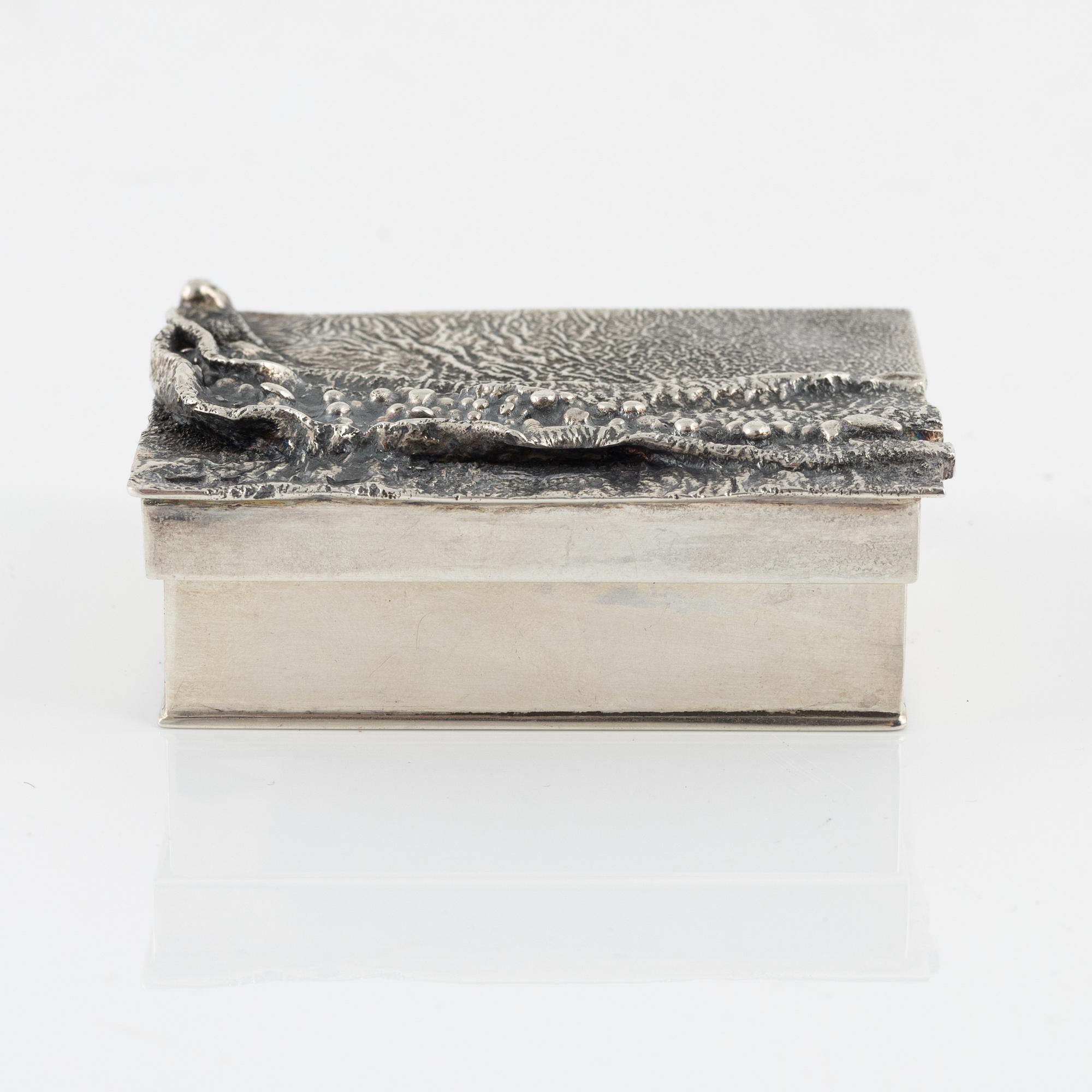 Anders Ericson, box, silver, Kristanstad 1973.