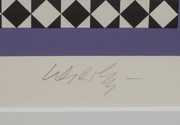 VICTOR VASARELY, färglitografi, signerad och numrerad E.A. XVIII/XXX.