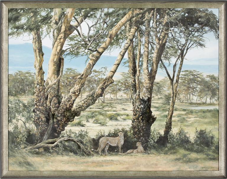 BO LUNDWALL, olja på duk. Sign o dat 2002.