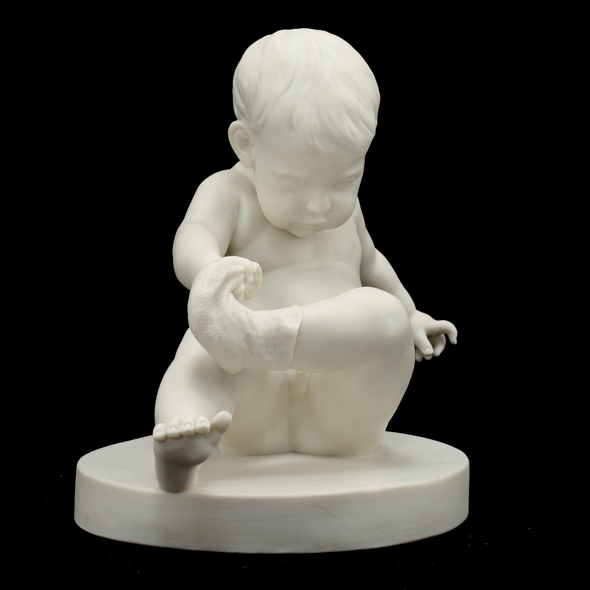 FIGURIN, parian, Gustavsberg, 1908.
