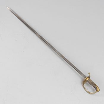 Sabre, Swedish, for officer, second half of the 19th century.