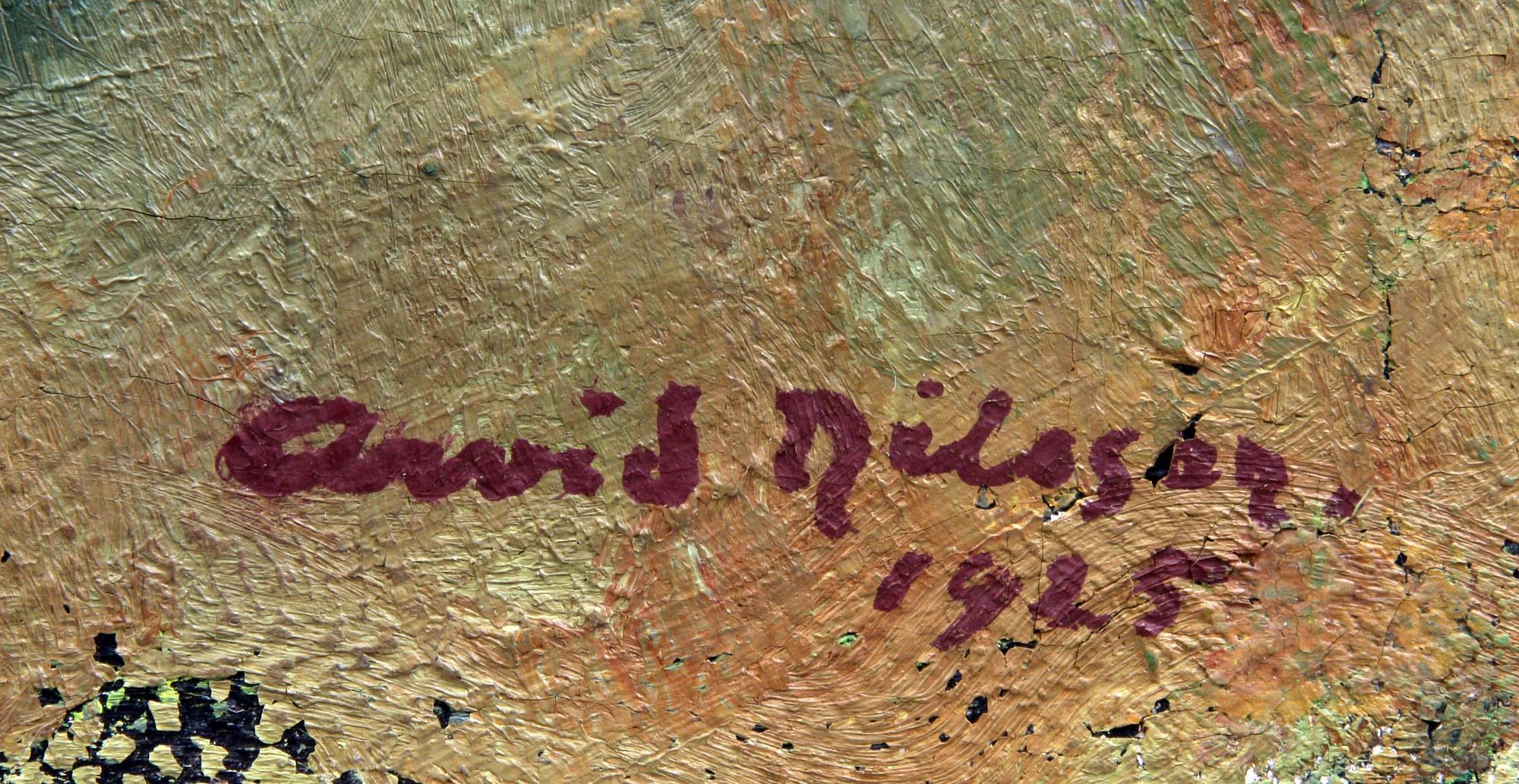 ARVID NILSSON, oljemålning på duk, sign o dat- 1925.