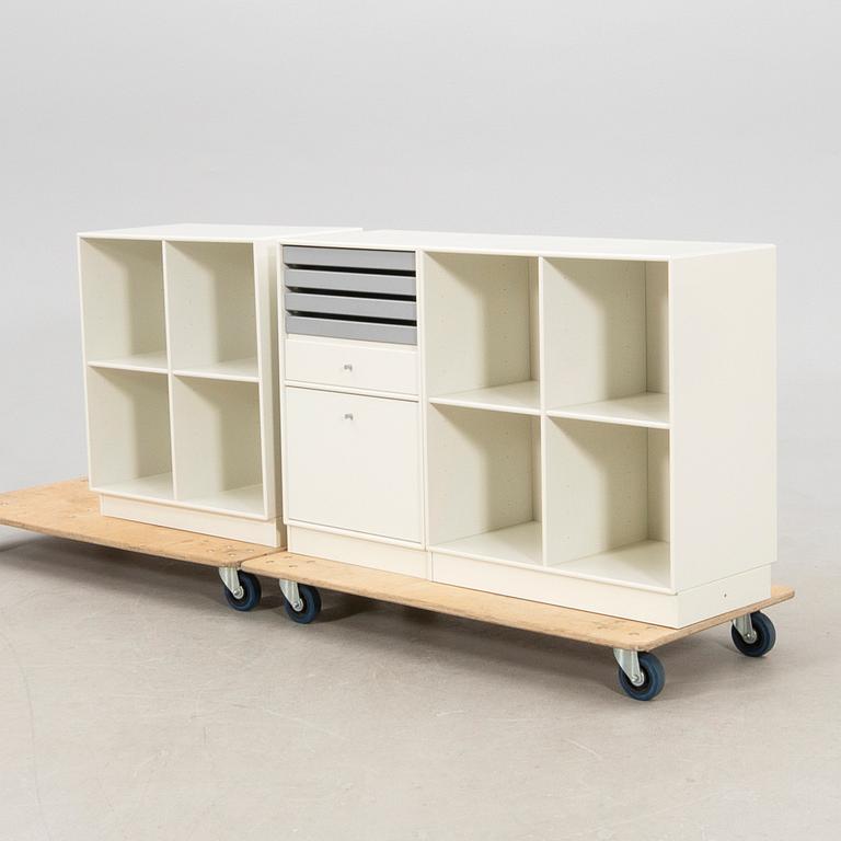 Peter J. Lassen, shelving system, 3 parts, Montana, Denmark.