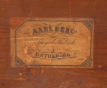 SPEGEL SAMT KONSOLBORD, Karl Johan, Axel Berg, Göteborg, 1800-talets första hälft.