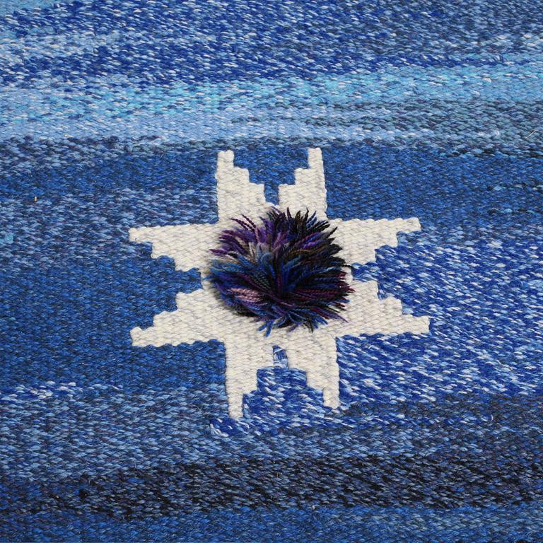 A flatweave by Eva Julia Alfredsson, signed EJA, late 20th/early 21th century, 344 x 161 cm.