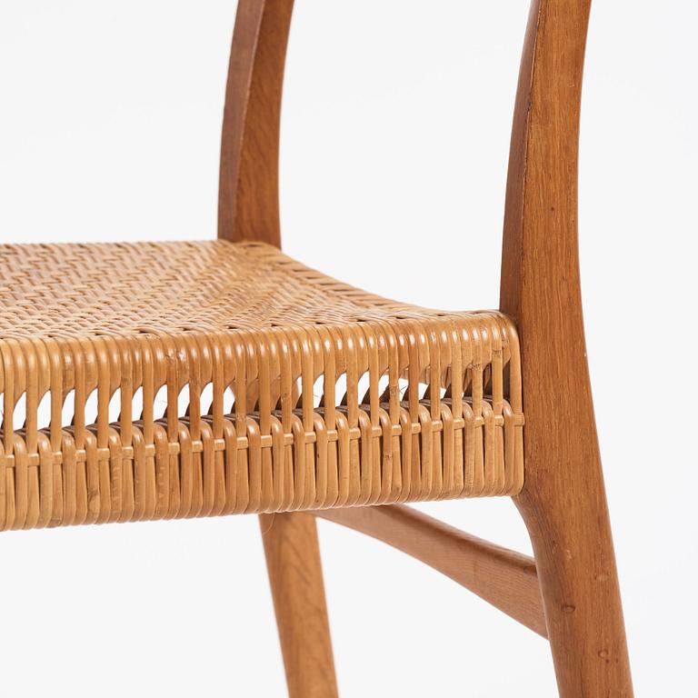 Hans J. Wegner, stolar, sex stycken,  "Spisestolen /CH-23", Carl Hansen, Danmark 1950-tal.