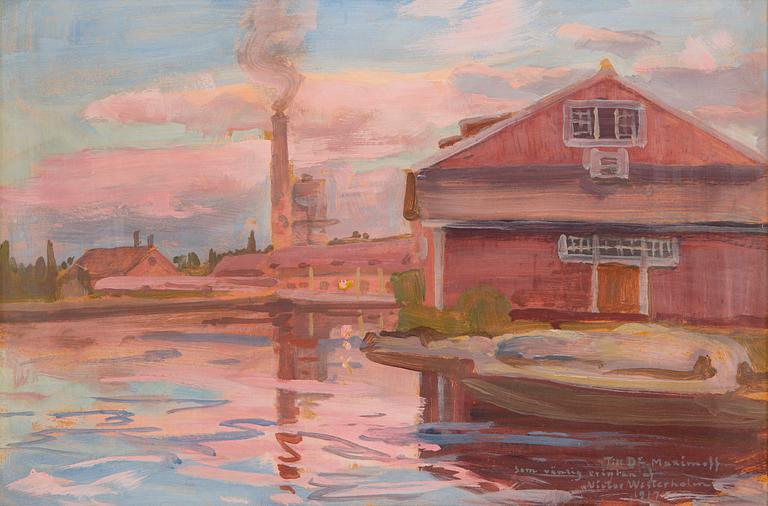 Victor Westerholm, Vy från Hämekoski.