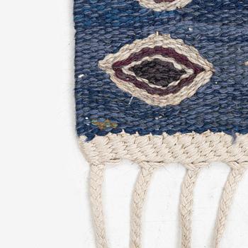 Barbro Nilsson, a 'Snäckorna' carpet,  tapestry weave, c. 219 x 144 cm, signed AB MMF BN.