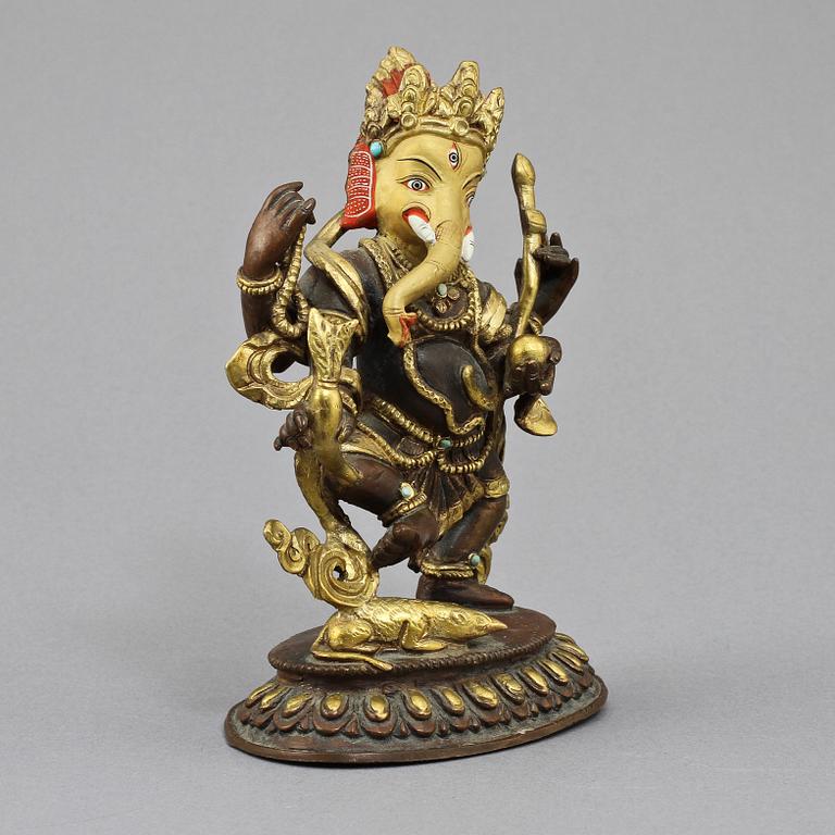SKULPTUR, brons, orientalisk, 1900-tal.