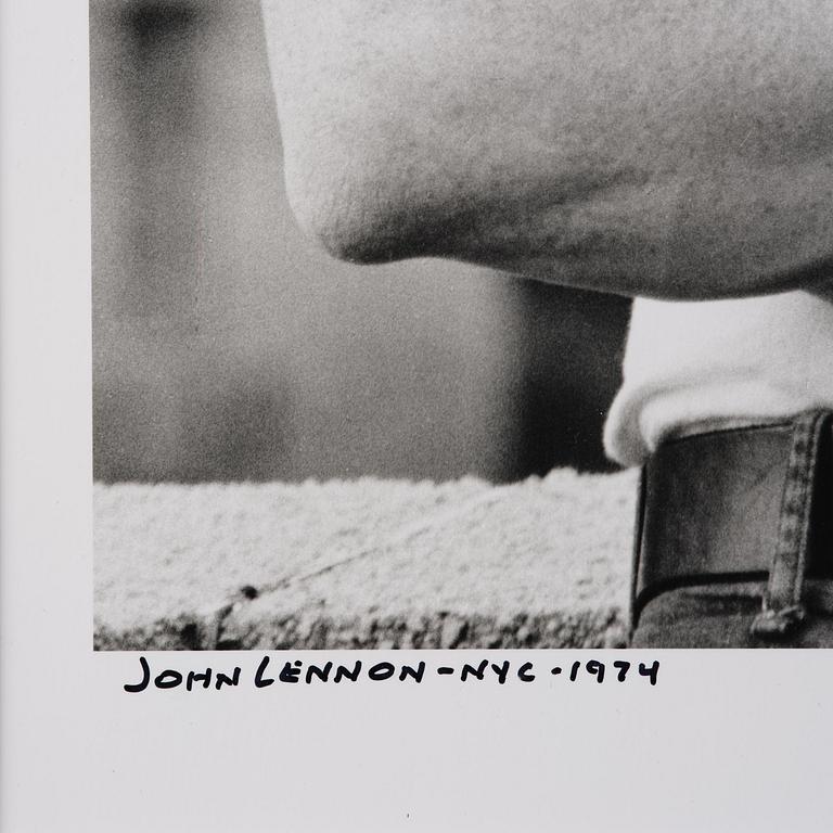 Bob Gruen, "John Lennon, NYC, 1974".
