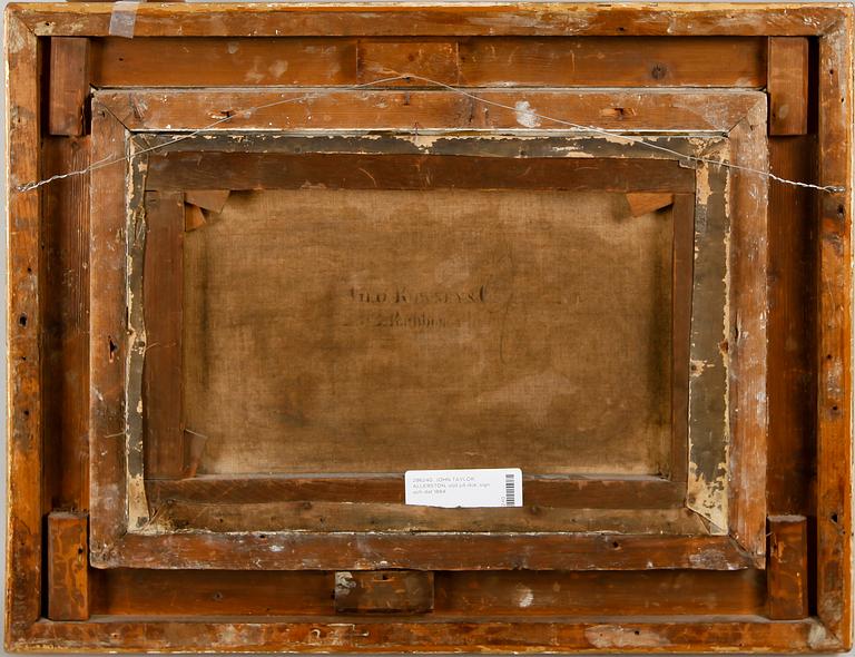 JOHN TAYLOR ALLERSTON, olja på duk, sign och dat 1884.