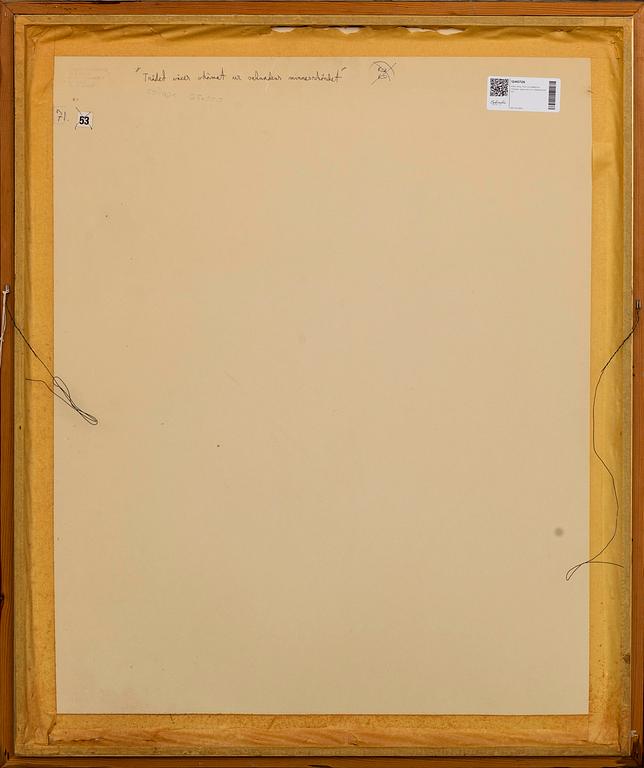 MAX WALTER SVANBERG, a signed and dated collage.