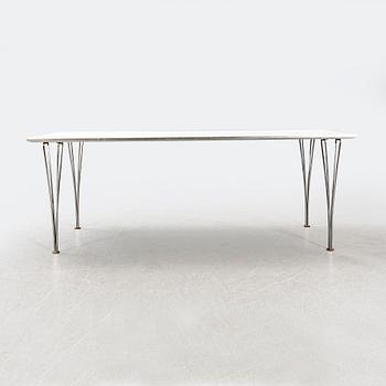 Bruno Mathsson & Piet Hein, bord för Fritz Hansen, 1986.